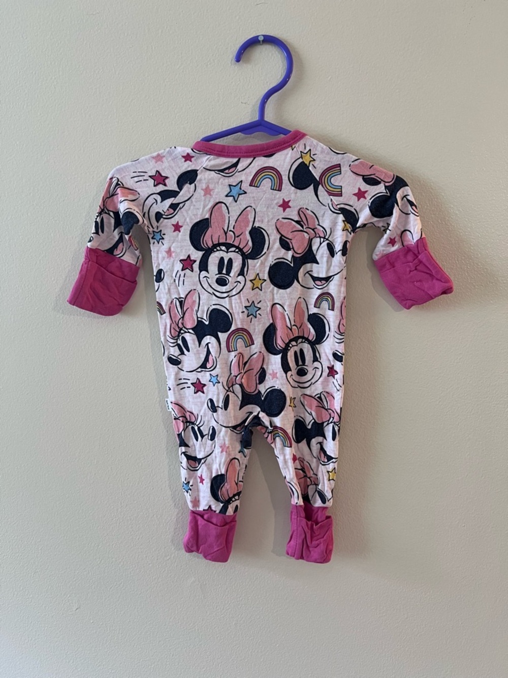 Little Sleepies Preemie Minnie Forever zippie - Picture 2 of 4